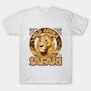 Wild Africa Safari, African lion, T-Shirt